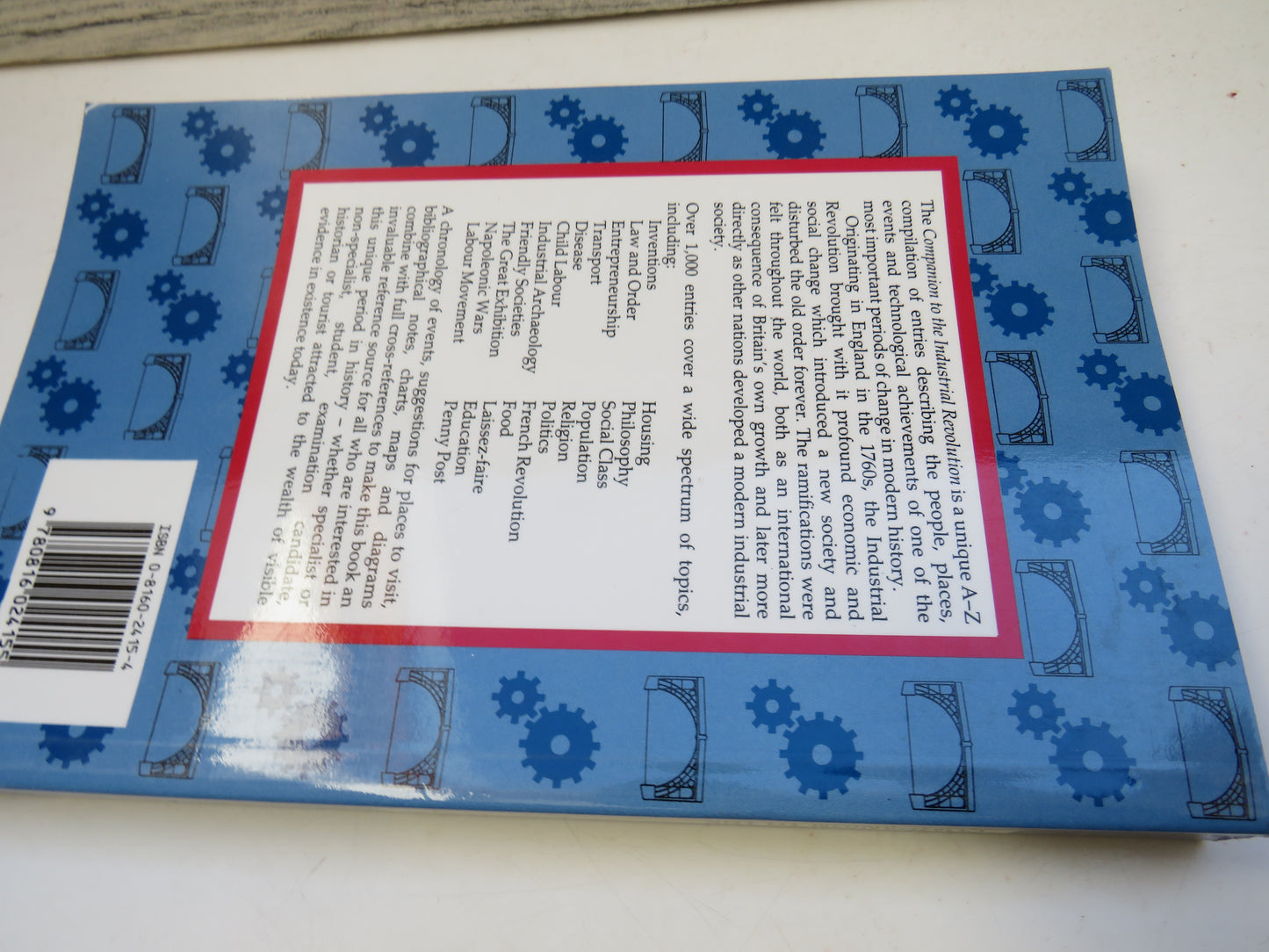 Companion To The Industrial Revolution By Clifford Lines 1990