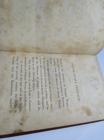 Skipper Worse By Alexander L. Kielland Translated From Norwegian By Henry John, Earl of Ducie 1885 book image 5