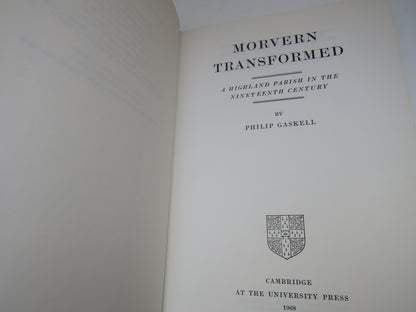 Morvern Transformed, A Highland Parish in the Nineteenth Century by Philip Gaskell, 1968 book image 4