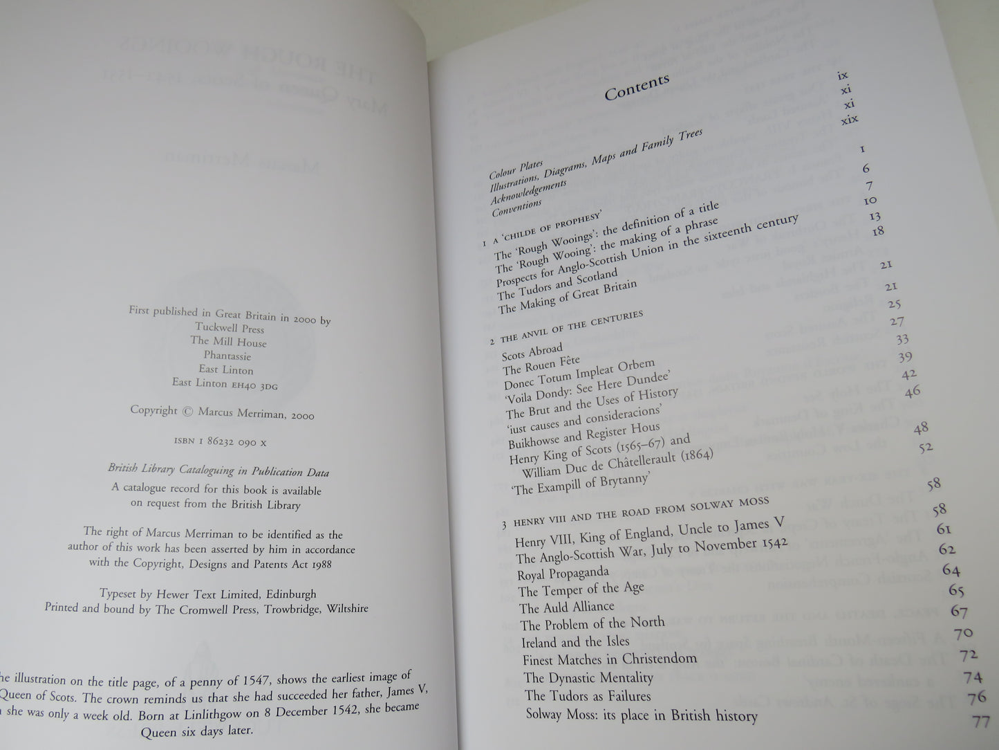 The Rough Wooings, Mary Queen of Scots 1542-1551 by Marcus Merriman, 2000