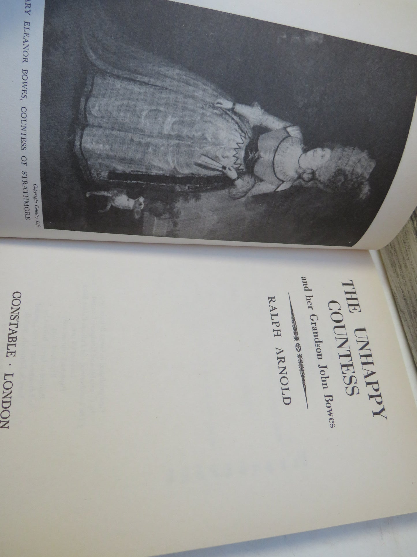 The Unhappy Countess and Her Grandson John Bowes By Ralph Arnold 1993