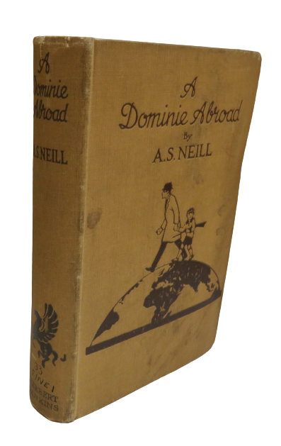 A Dominie Abroad by A. S. Neill, 1923 book front cover