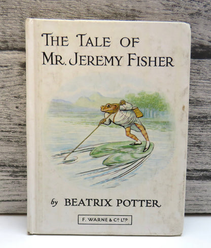 The Tale of Mr. Jeremy Fisher by Beatrix Potter (Children's Classic Book, 1906) book front cover
