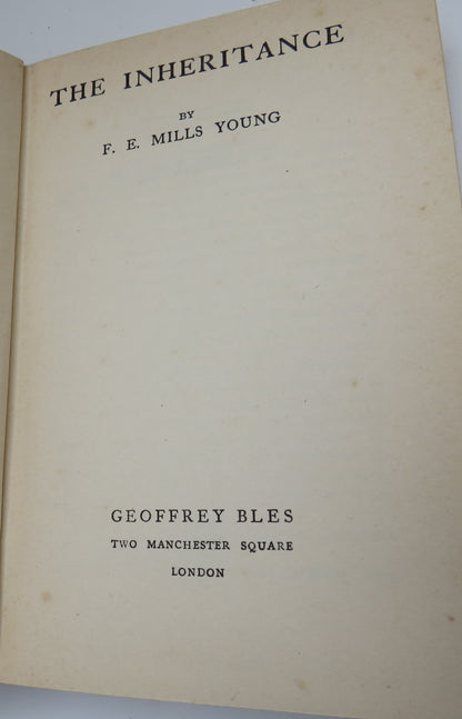 The Inheritance By F.E. Mills Young 1935 book image 3