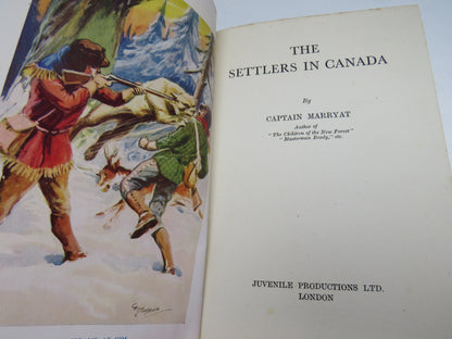 The Settlers In Canada By Captain Marryat