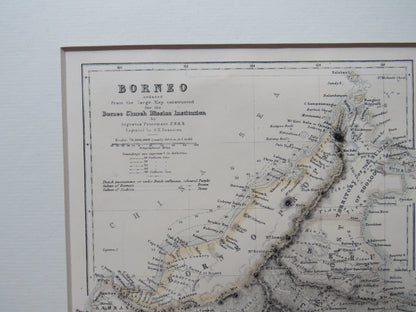 Borneo Reduced From The Large Map Constructed For The Borneo Church Mission Institution By Augustus  book image 2