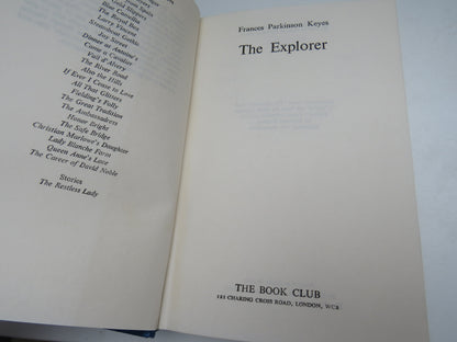 The Explorer By Francis Parkinson Keyes 1965 The Book Club