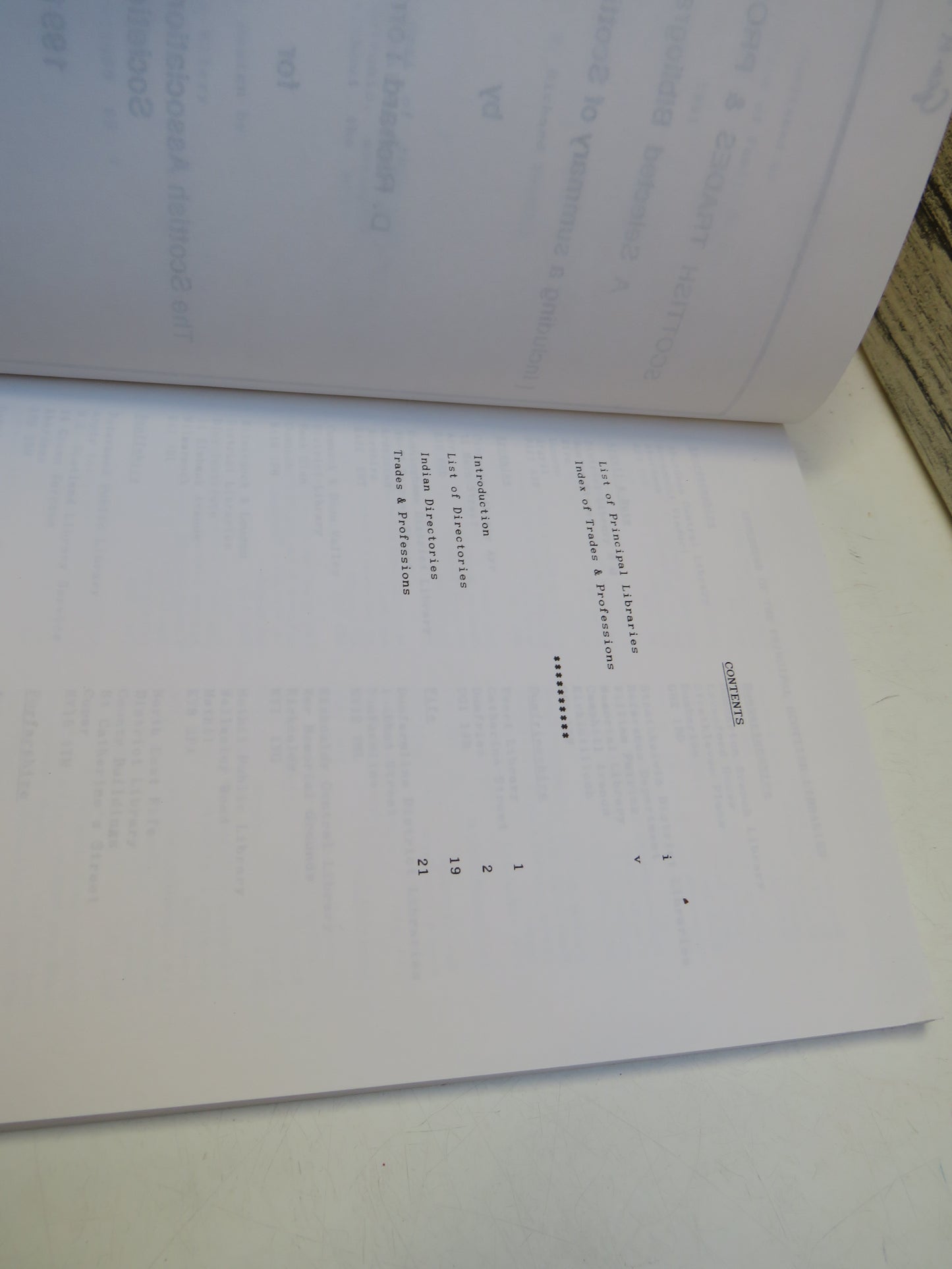 Scottish Trades and Professions A Selected Bibliography Compiled By D. R. Torrance 1991