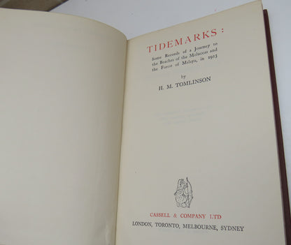 Tidemarks: Some Records of a Journey to the Beaches of the Moluccas and the Forest of Malaya in 1923 book image 4