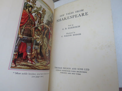New Tales From Shakespeare by G. B. Harrison (Children's Plays Book, 1938) book image 3