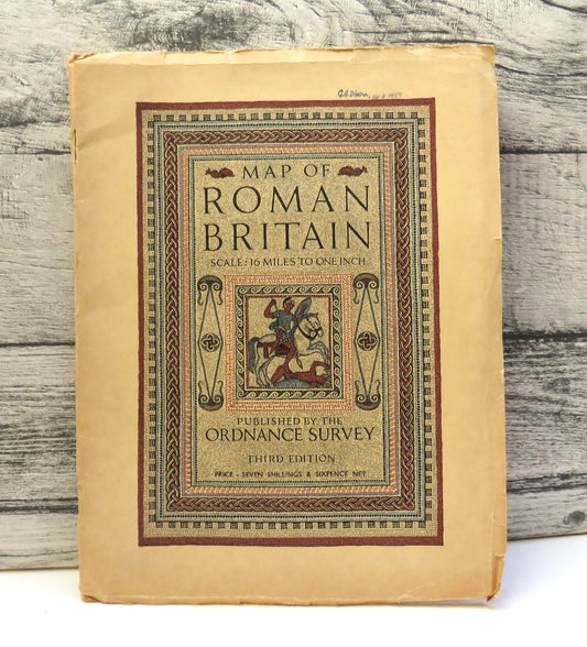 Map of Roman Britain (Third Edition) 1936 Sixteen Miles To One Inch