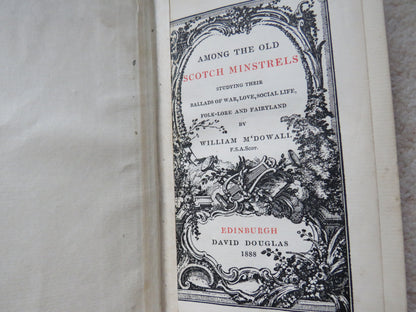 Among The Old Scotch Minstrels Studying Their Ballads  of War, Love, Social Life, Folk-Lore and Fair book image 4