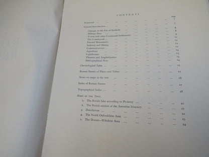 Map of Roman Britain (Third Edition) 1936 Sixteen Miles To One Inch