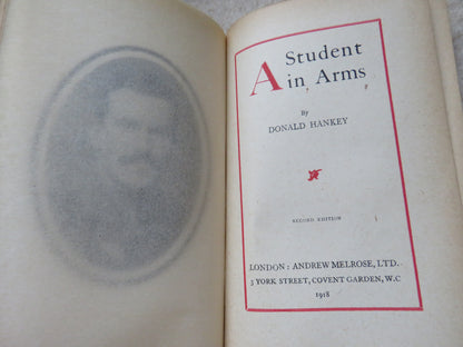 A Student In Arms By Donald Hankey 1918 book image 3