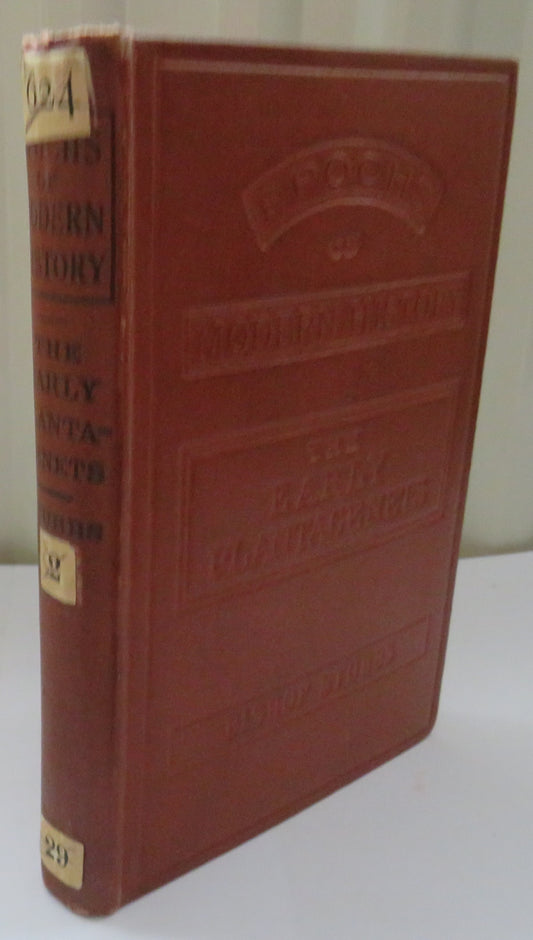 The Early Plantagenets By The Right Rev. William Stubbs 1903 Epochs of Modern History