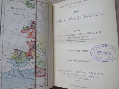The Early Plantagenets By The Right Rev. William Stubbs 1903 Epochs of Modern History book image 4
