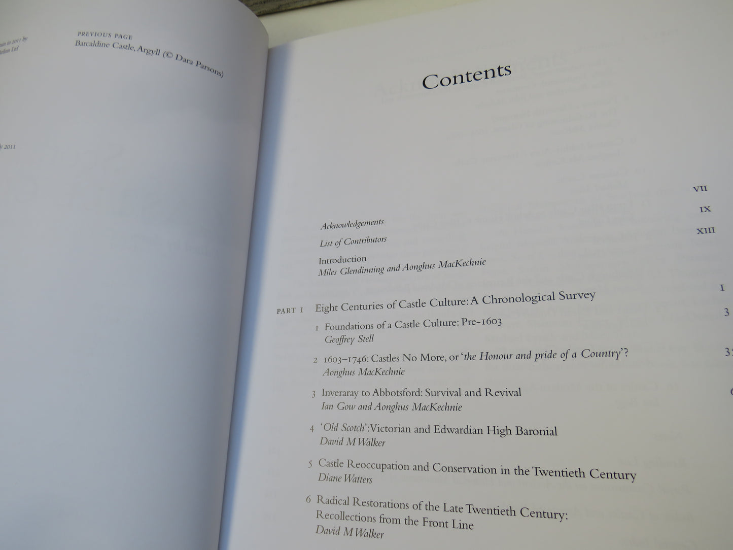 Scotland's Castle Culture Edited By Audrey Dakin, Miles Glendinning and Aonghus MacKecknie 2011