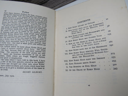 Robin Hood and The Men of the Greenwood By Henry Gilbert 1912