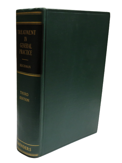 Treatment In General Practice By Harry Beckman 1939 book front cover