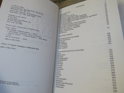 The Almanac of British Politics By Robert Waller 3rd Edition 1987
