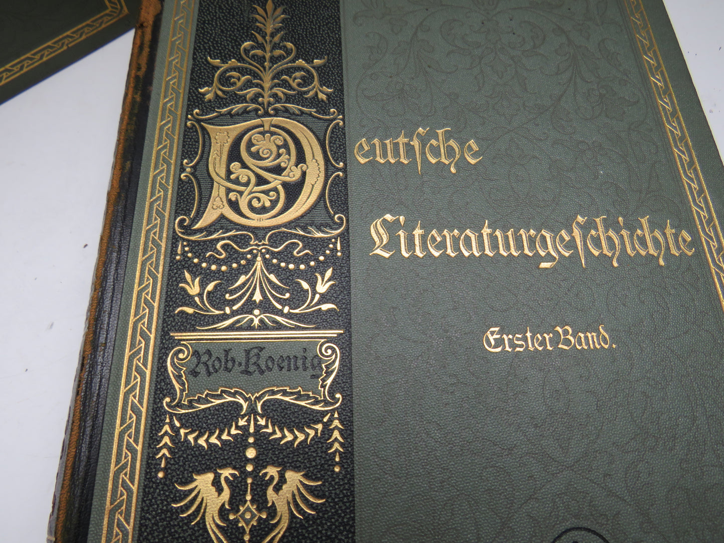 Deutsche Literaturegeschichte Von Robert Koenig 1910 Antique German Books