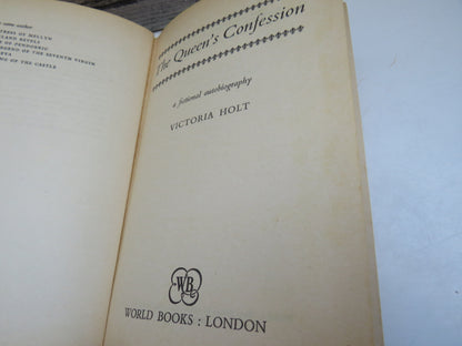 The Queen's Confession, The Story of Marie Antoinette by Victoria Holt (Historical Fiction Book, 196 book image 3