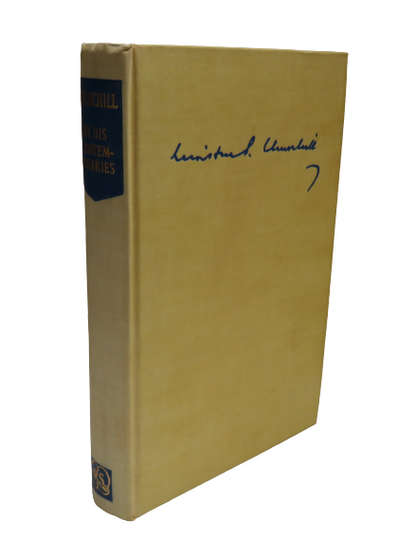 Churchill By His Contemporaries Edited By Charles Eade 1955 book front cover