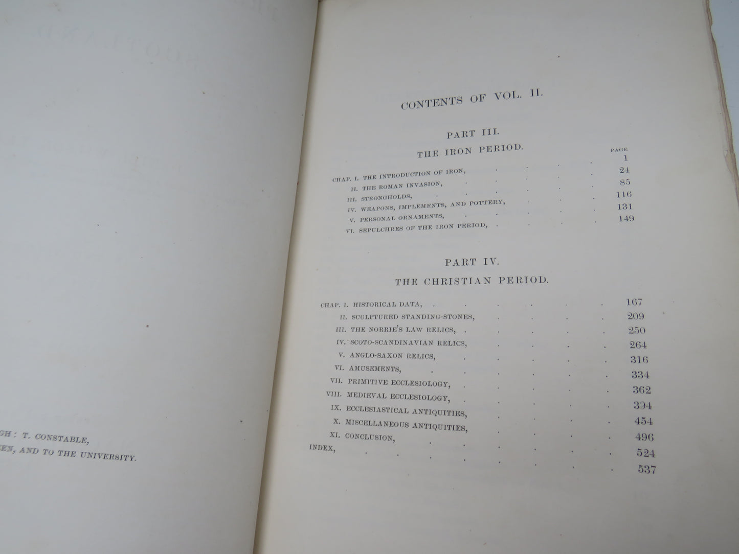 Prehistoric Annals of Scotland By Daniel Wilson 1863 In Two Volumes