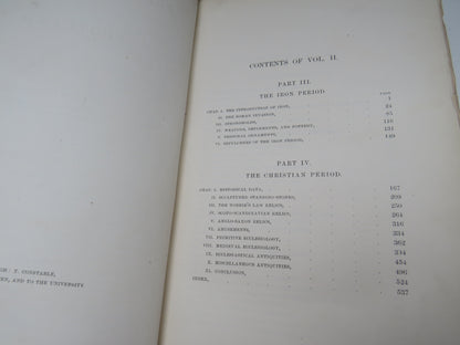 Prehistoric Annals of Scotland By Daniel Wilson 1863 In Two Volumes