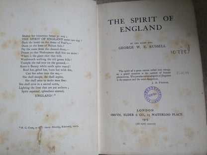 The Spirit of England By The Right Hon, George W. E. Russell 1915 book image 4