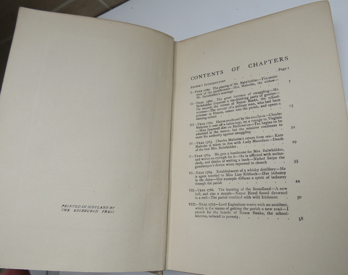 Annals of the Parish or the Chronicle of Dalmailing During the Ministry of the Rev. Micah Balwhidder written By Himself Arranged and Edited by John Galt 1919