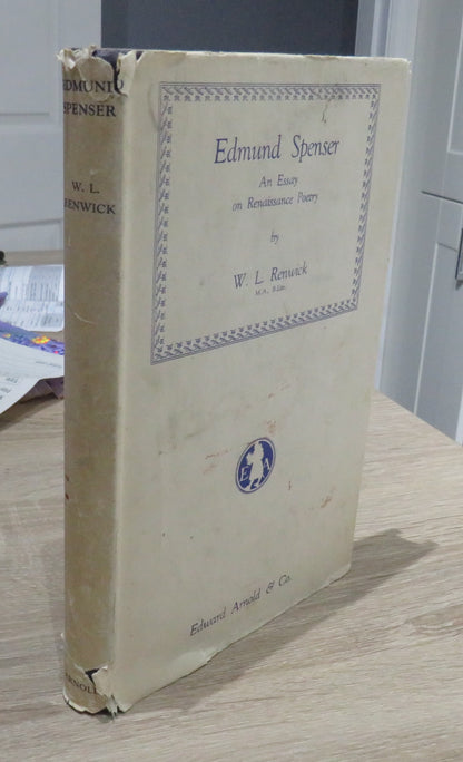 Edmund Spenser, An Essay on Renaissance Poetry by W. I. Renwick, 1949 book image 2