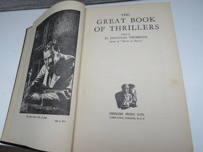 The Great Book of Thrillers Edited by H. Douglas Thomson 1935