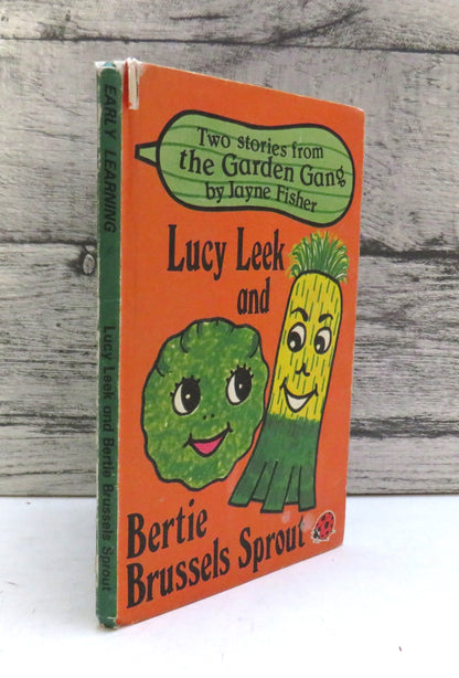 Two Stories from the Garden Gang by Jayne Fisher, Lucy Leek and Bertie Brussels Sprout, 1979 book front cover