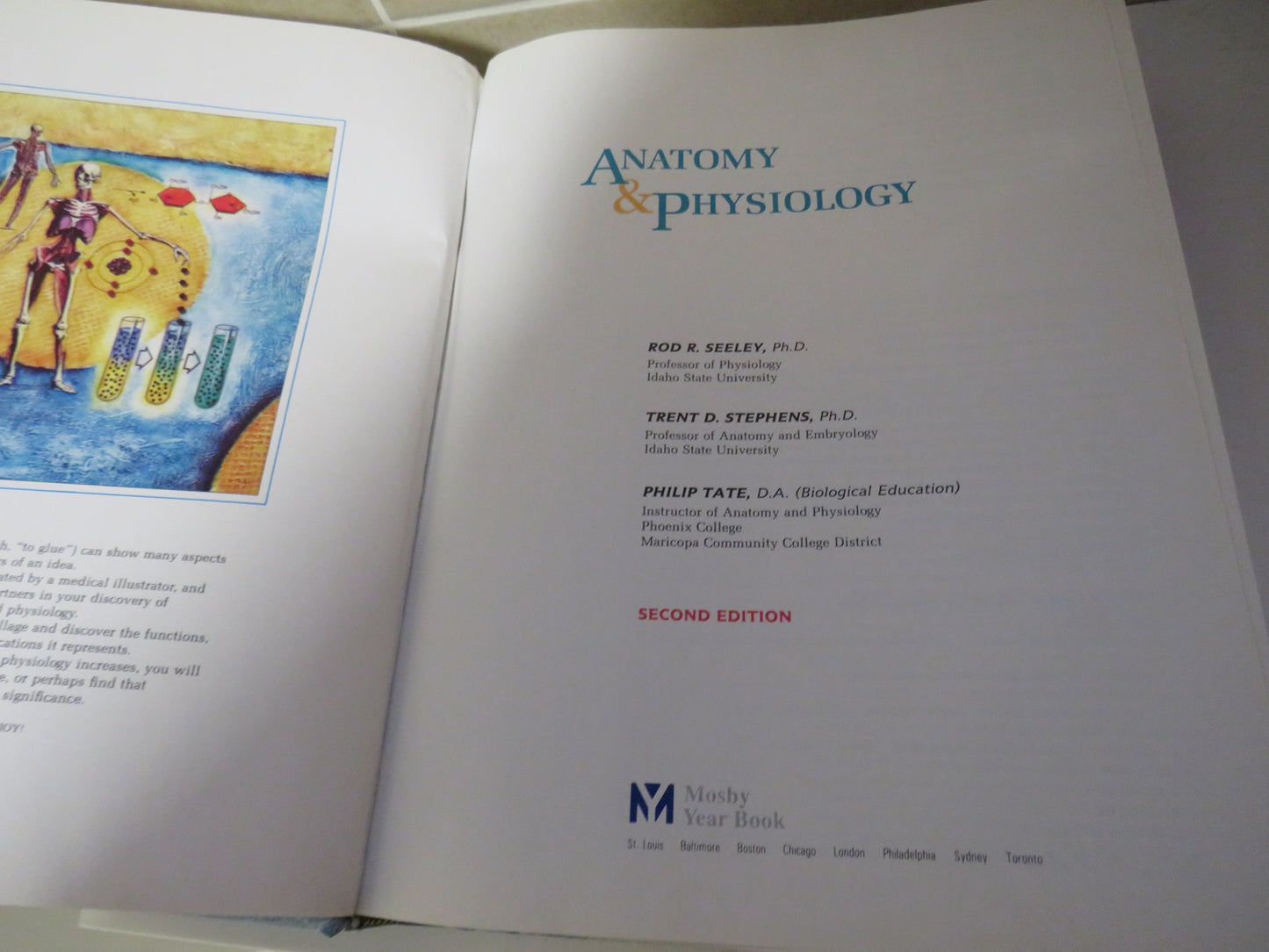 Anatomy & Physiology by Seeley, Stephens & Tate, 1992