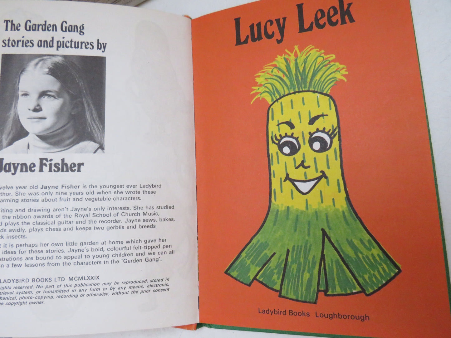 Two Stories from the Garden Gang by Jayne Fisher, Lucy Leek and Bertie Brussels Sprout, 1979