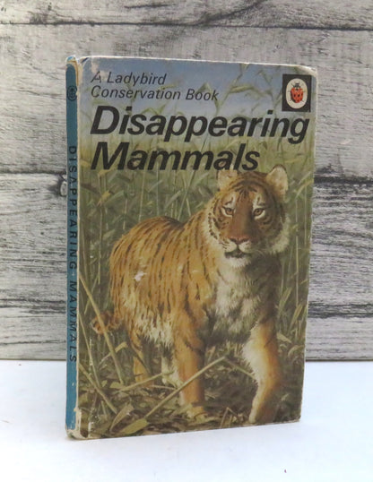Disappearing Mammals by John Leigh-Pemberton, 1973,  A Ladybird Conservation Book book front cover