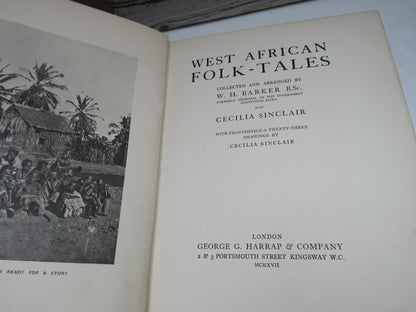 West African Folk-Tales Collected and Arranged By W. H. Barker and Cecelia Sinclair 1917 book image 4