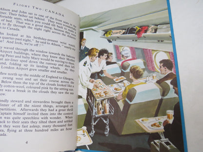 Flight Two Canada by David Scott Daniell, Illustrated by Jack Matthew, 1959, A Ladybird Book of Trav book image 4