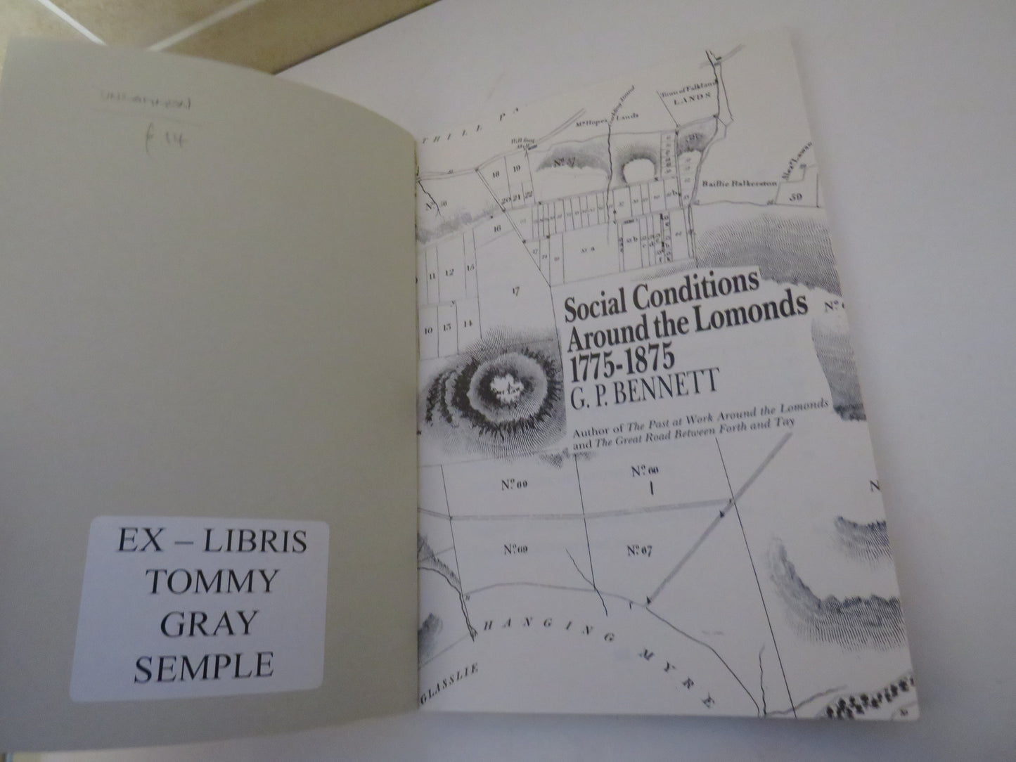 Social Conditions Around the Lomonds 1775-1875 by G. P. Bennett