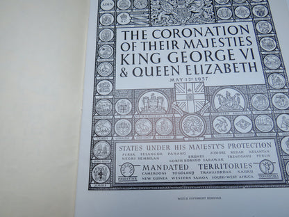 The Coronation of Their Majesties King George VI & Queen Elizabeth Official Souvenir Programme