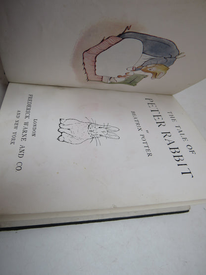 The Tale of Peter Rabbit by Beatrix Potter, First Edition (Antique Children's Book, 1902) book image 5