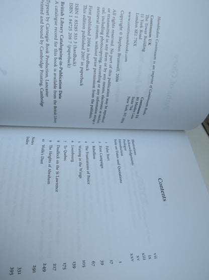 Paths of Glory The Life and Death of General James Wolfe By Stephen Brumwell 2007
