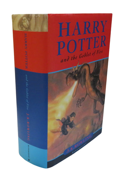 Harry Potter and The Goblet of Fire By J.K. Rowling 2000 book front cover