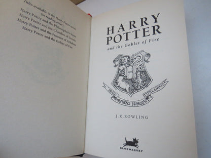 Harry Potter and The Goblet of Fire By J.K. Rowling 2000 book image 3