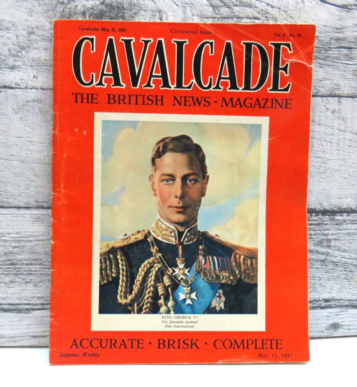 Cavalcade The British News-Magazine Vol. 3. No. 16 1937