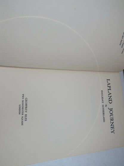 A Lapland Journey By Halliday Sutherland 1938 1st Edition book image 3