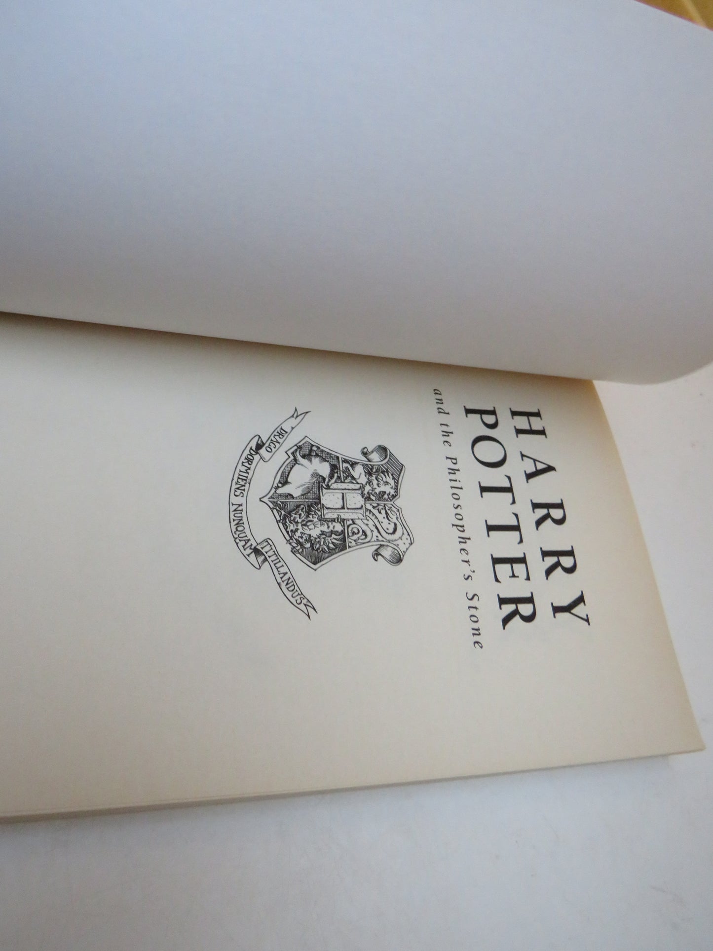 Harry Potter and The Philosopher's Stone By J.K. Rowling 1997