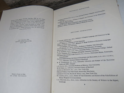 Boswell's London Journal 1762-1763 --- 1951 book image 4