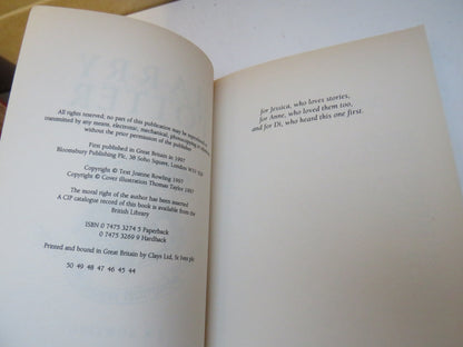 Harry Potter and The Philosopher's Stone By J.K. Rowling 1997 book image 5